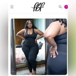 FBF Black Ribbed Set